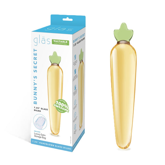 Glas Bunny Secret 7.25 Inch Glass Dildo > Glass > Dildos