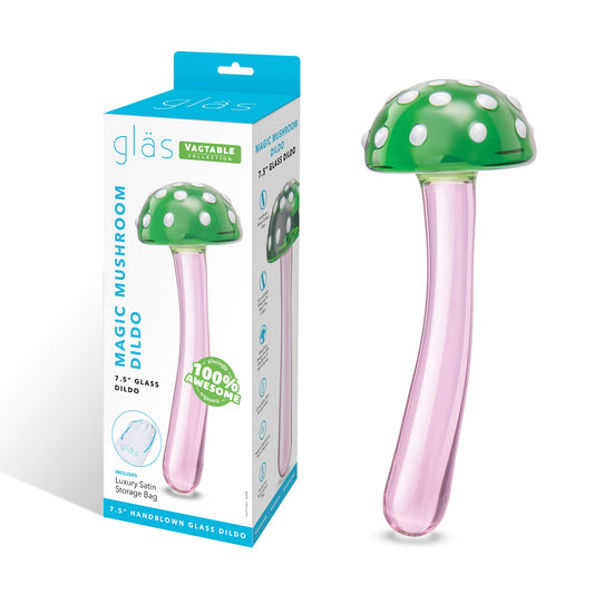 Glas Magic Mushroom 7.5 Inch Glass Dildo > Glass > Dildos