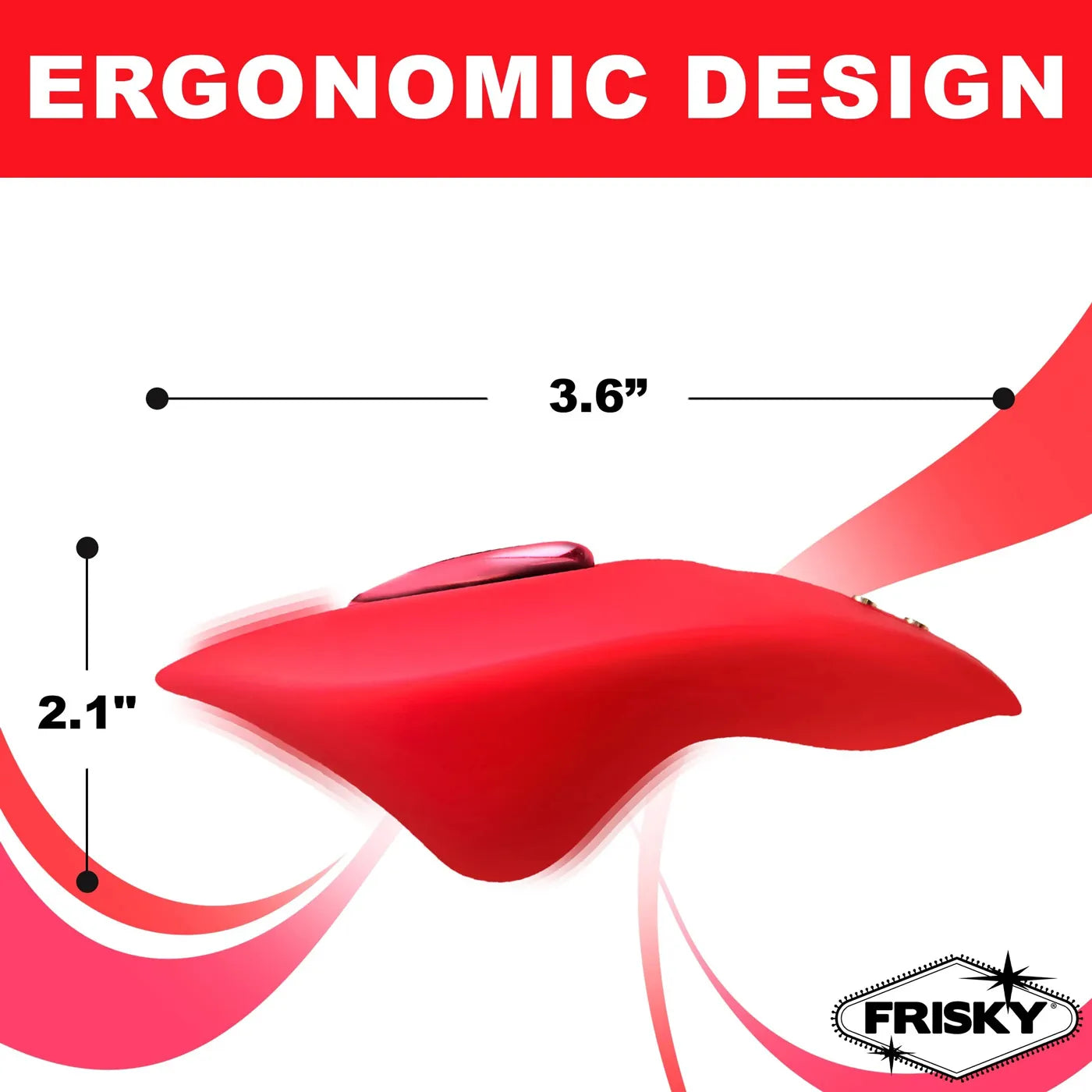 Love Connection Silicone Panty Vibe (Red) – Remote-Controlled Panty Vibrator