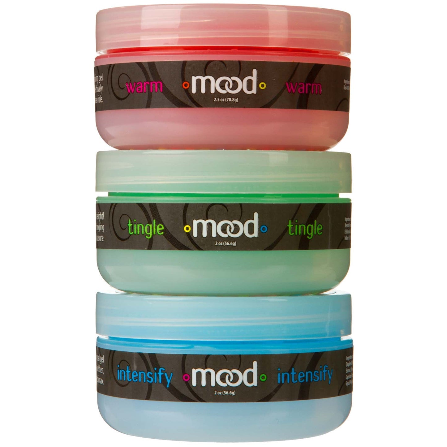 Doc Johnson Mood Arousal Gels 3-Pack – Warm, Tingle, Intensify Arousal Gels