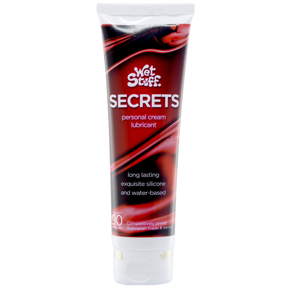 Wet Stuff Secrets – Silicone-Based Lotion Lubricant for Condom Use