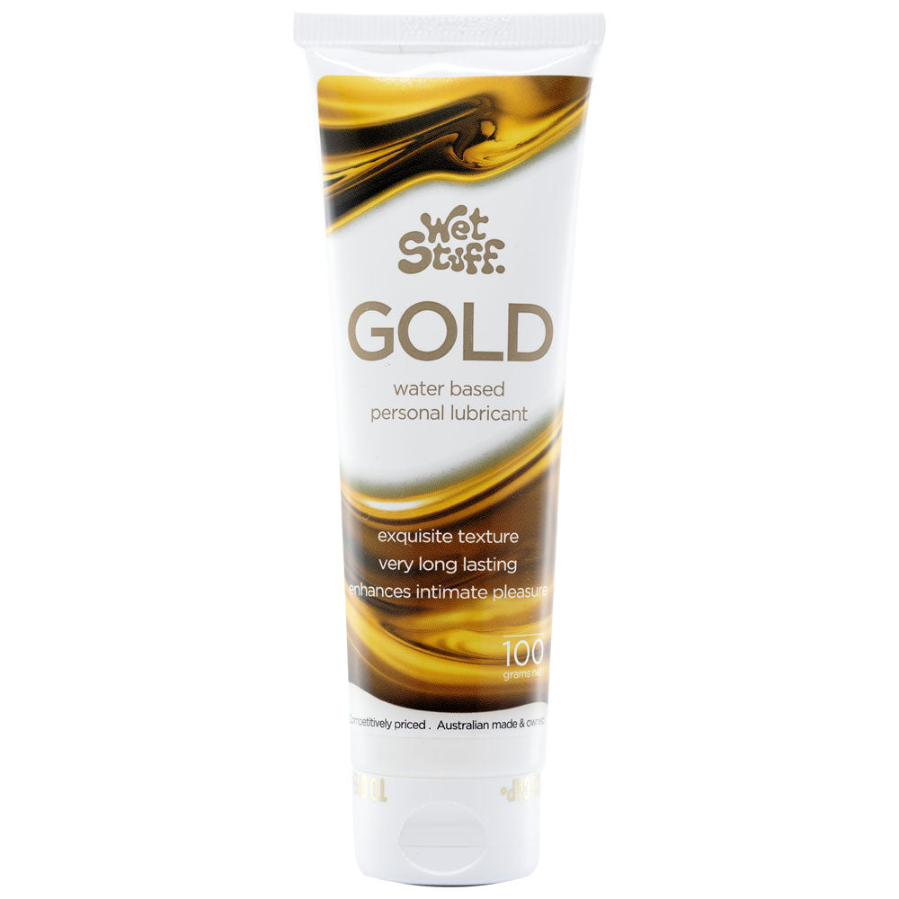 Wet Stuff Gold – Long-Lasting Clear Water-Based Lubricant
