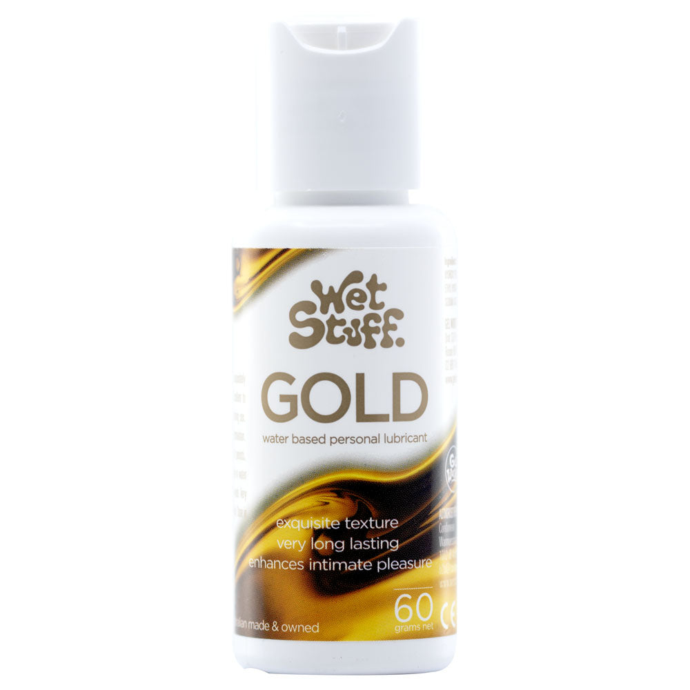 Wet Stuff Gold – Long-Lasting Clear Water-Based Lubricant