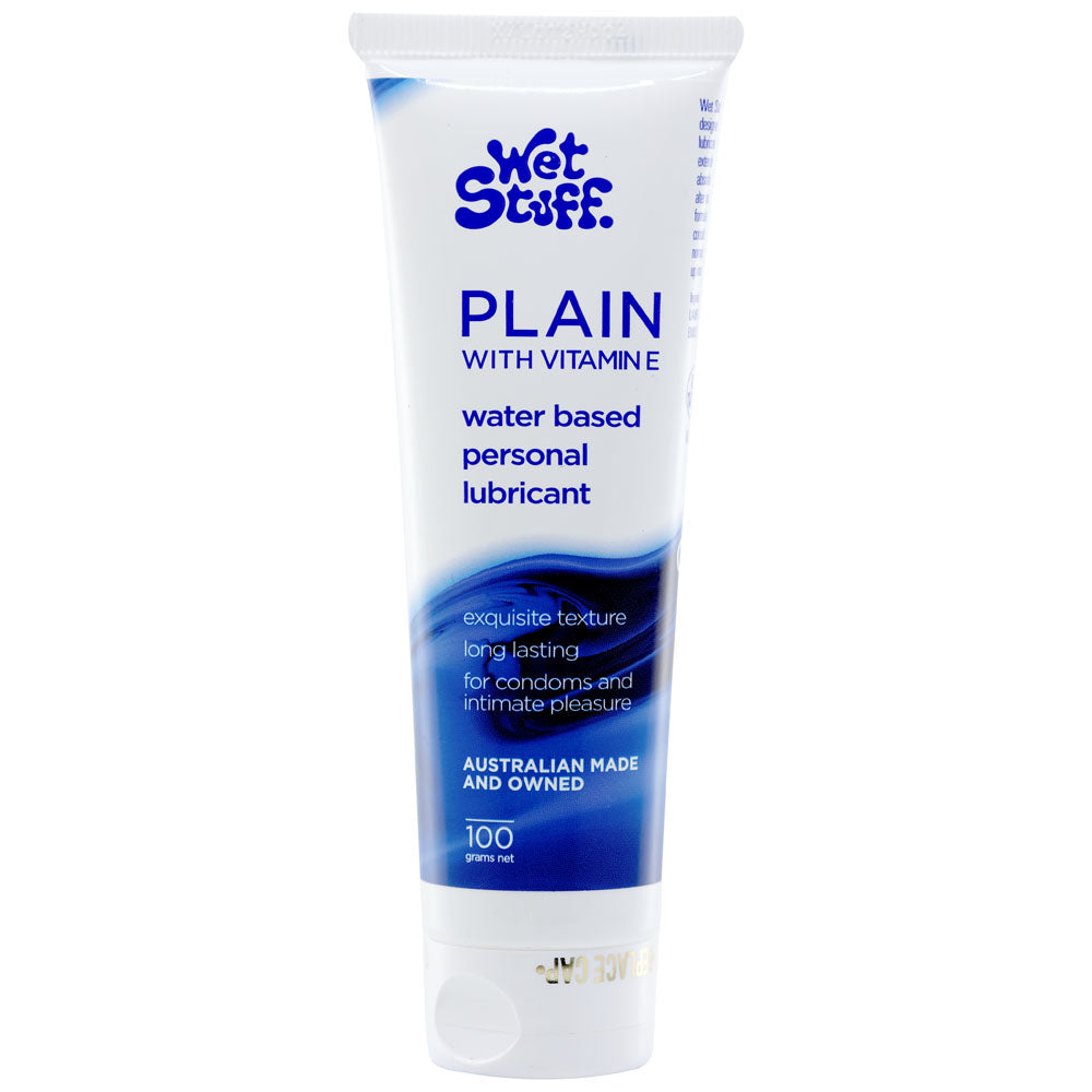 Wet Stuff Plain Enriched With Vitamin E – Water-Based Lubricant