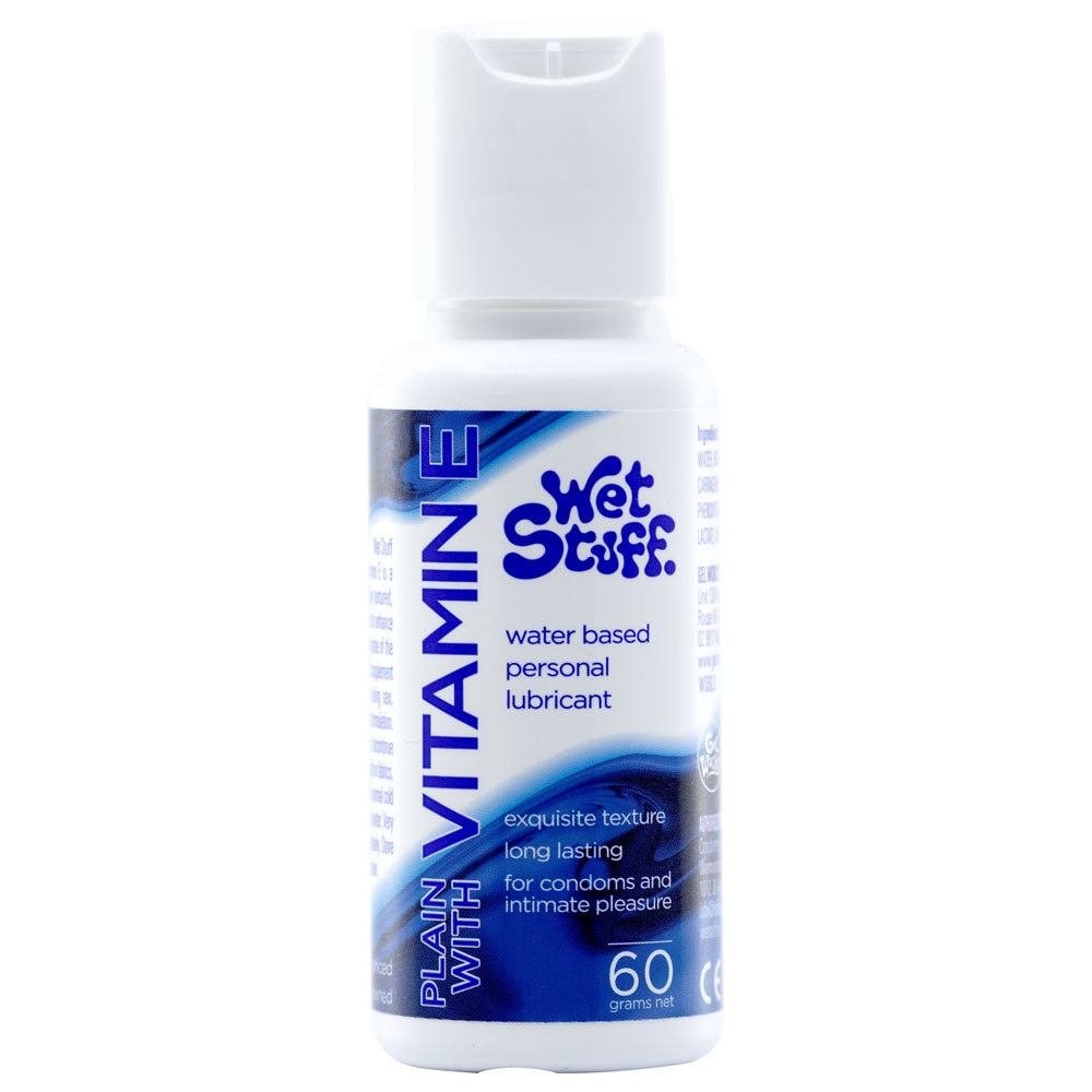 Wet Stuff Plain Enriched With Vitamin E – Water-Based Lubricant
