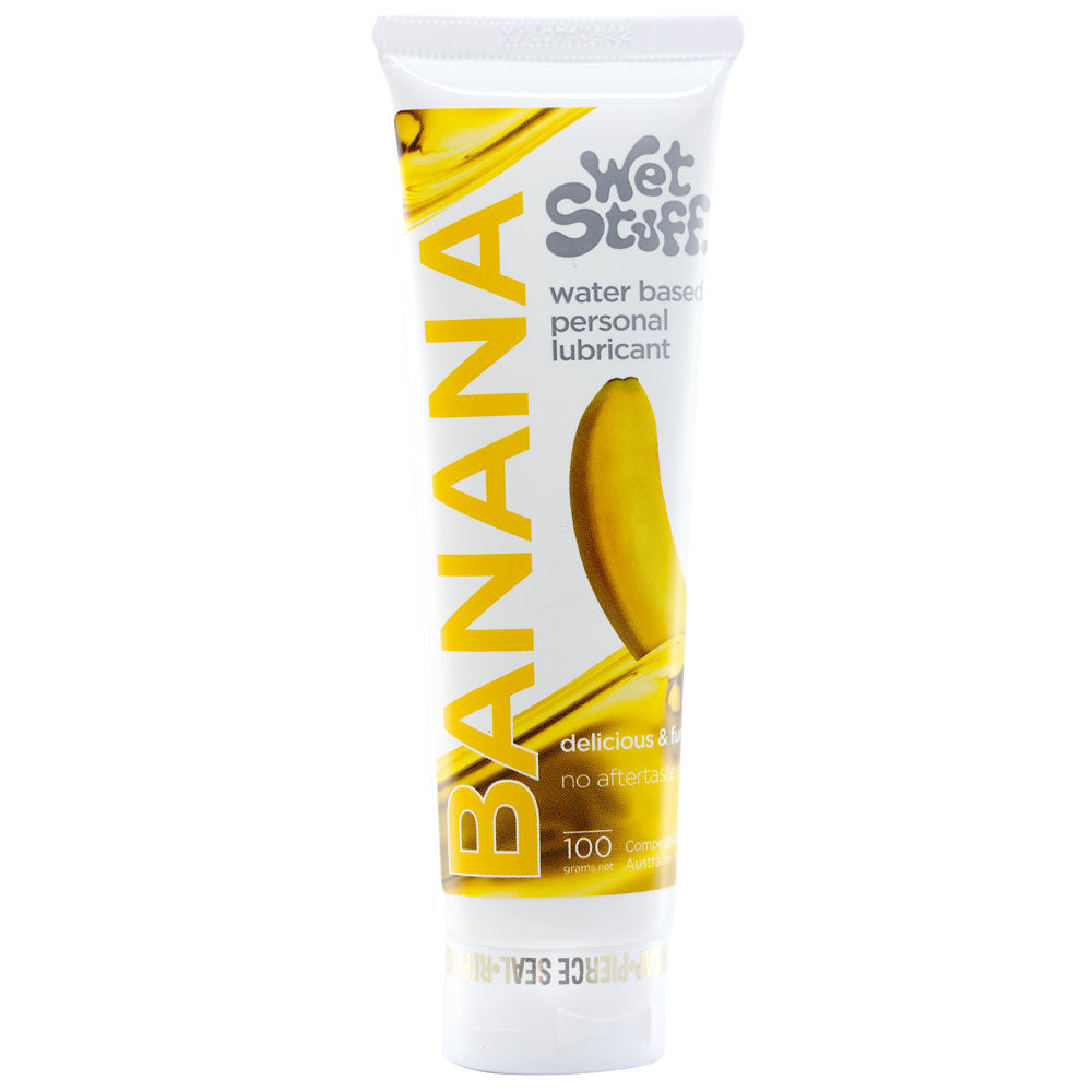 Wet Stuff Banana – Edible Silky Lubricant 100g Tube