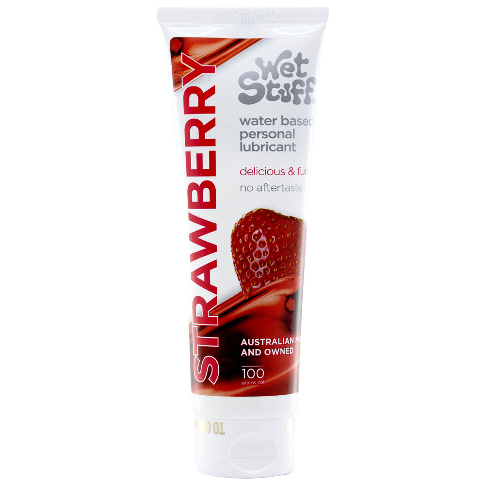 Wet Stuff Strawberry – Water-Based Flavoured Lubricant