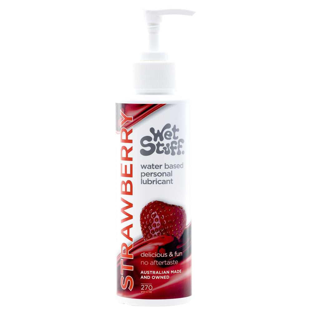 Wet Stuff Strawberry – Water-Based Flavoured Lubricant