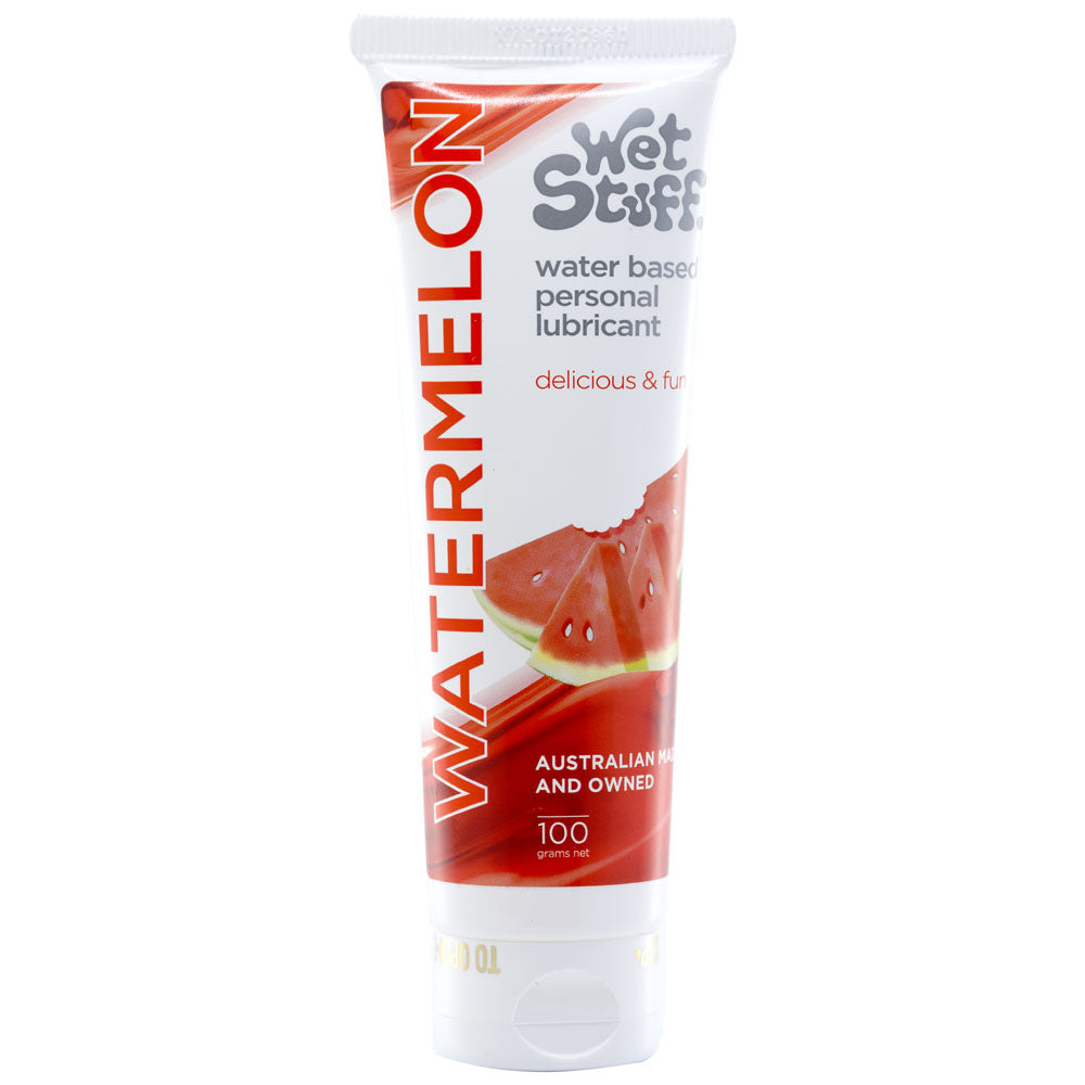 Wet Stuff Watermelon – Edible Water-Based Lubricant Gel 100g Tube