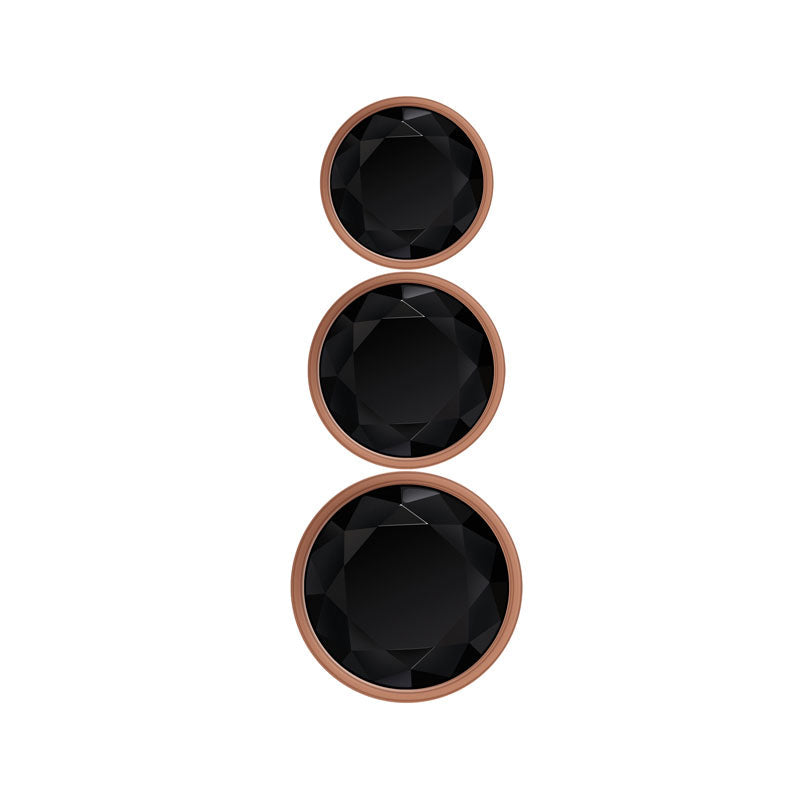 Gender X Gold Digger Set – Metallic Butt Plugs Set of Three Sizes