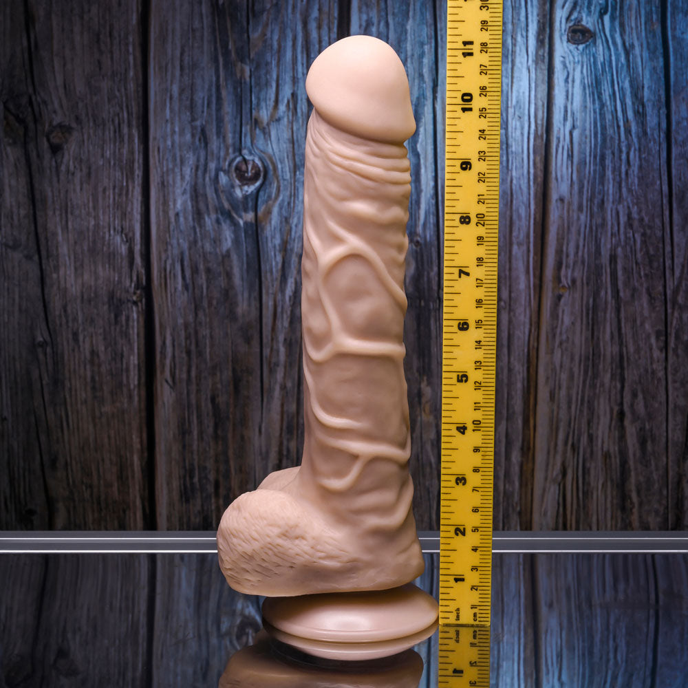 Gender X 10'' FLEXSKIN POSEABLE TRUE FEEL - Light Dildo