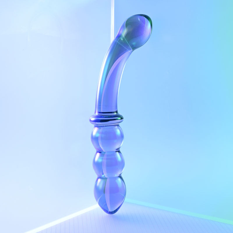 Gender X Lustrous Galaxy Wand – 18.5 cm Double-Ended Glass Massager
