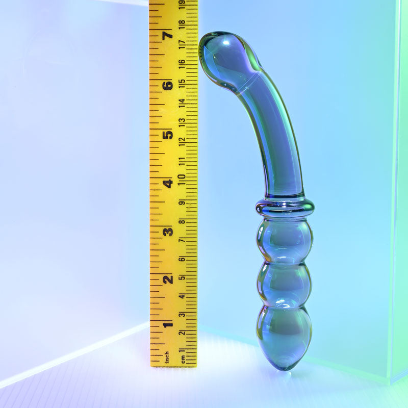 Gender X Lustrous Galaxy Wand – 18.5 cm Double-Ended Glass Massager