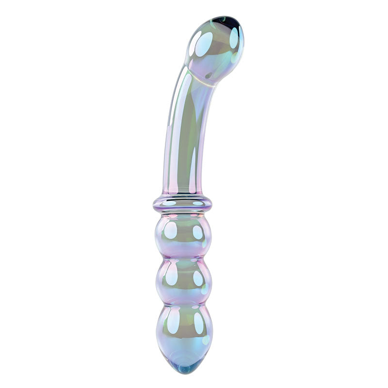 Gender X Lustrous Galaxy Wand – 18.5 cm Double-Ended Glass Massager
