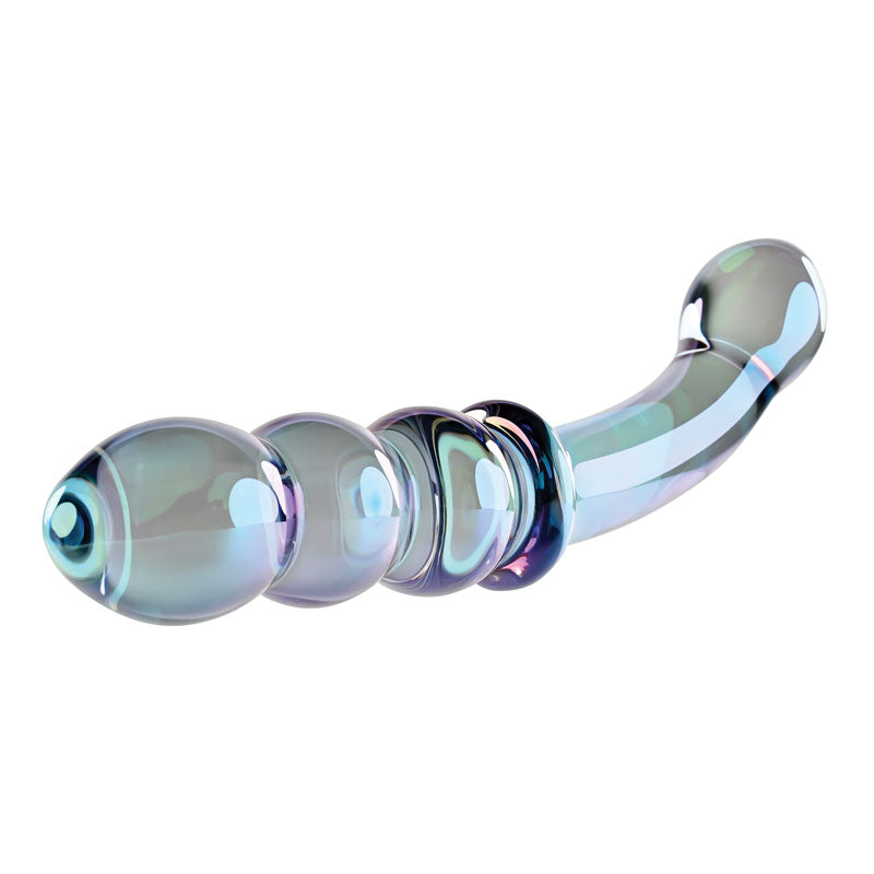 Gender X Lustrous Galaxy Wand – 18.5 cm Double-Ended Glass Massager