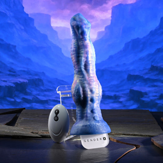 Gender X Wildest Dreams – USB Rechargeable Wireless Remote Control Vibrating Thrusting Dildo
