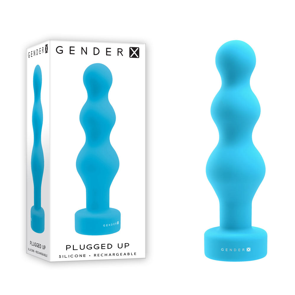 Gender X PLUGGED UP Beaded Vibrator 13.6cm Waterproof