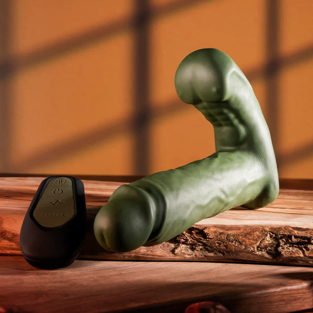 Gender X THE HUNK 15.2 cm Thrusting Vibrator with Remote