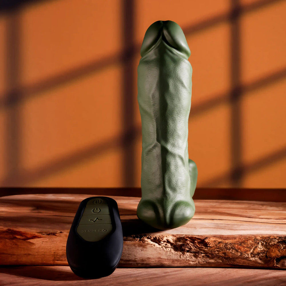 Gender X THE HUNK 15.2 cm Thrusting Vibrator with Remote