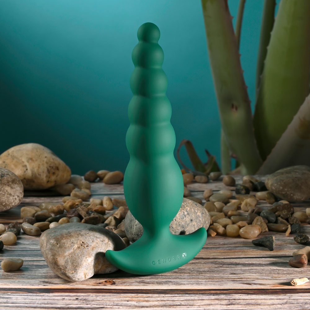 Gender X The Rattler – USB Rechargeable 17 cm Vibrating Twirling Anal Plug
