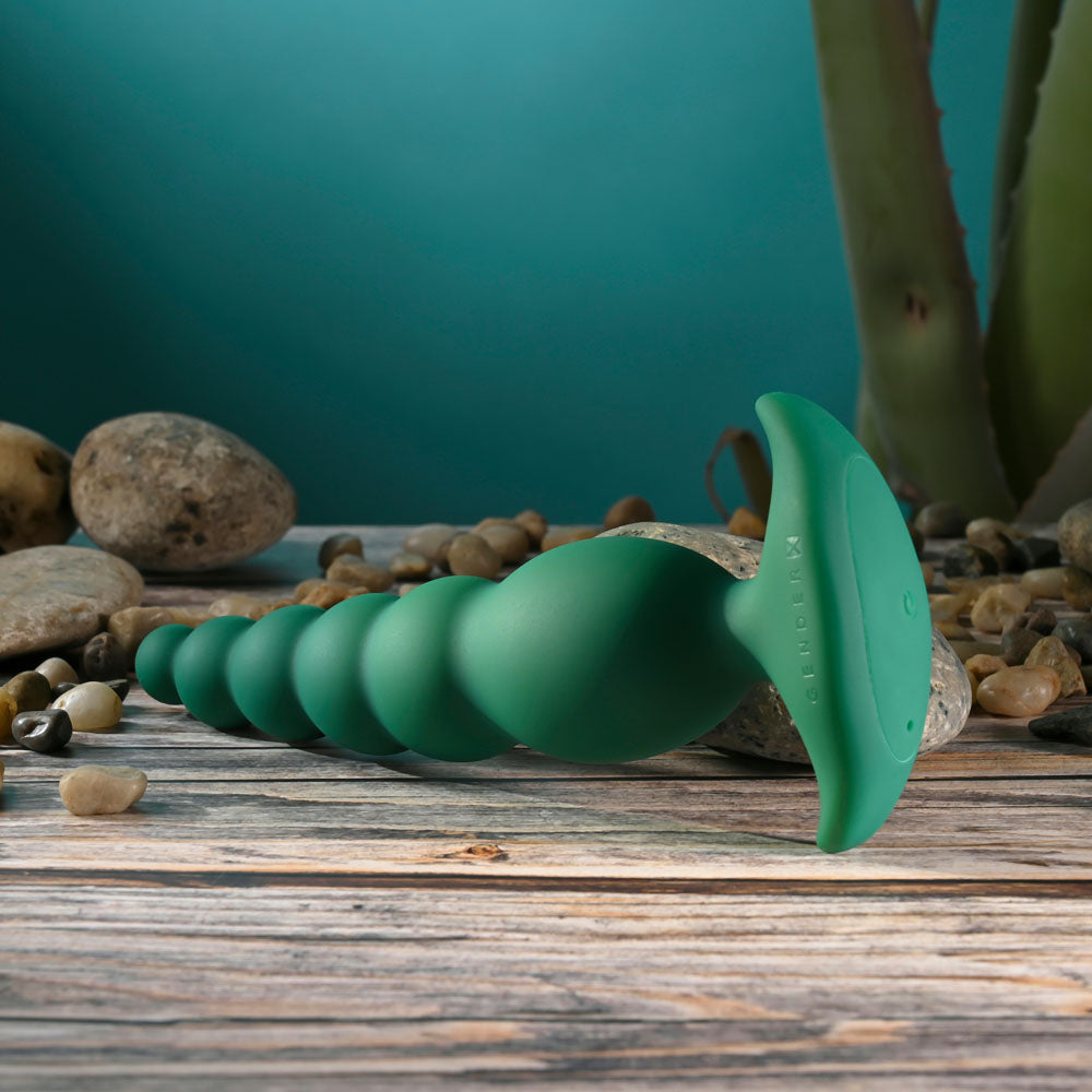 Gender X The Rattler – USB Rechargeable 17 cm Vibrating Twirling Anal Plug