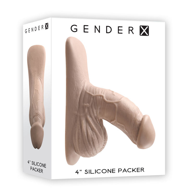 Gender X 4 Inch Silicone Packer Light – Realistic Silicone Packer