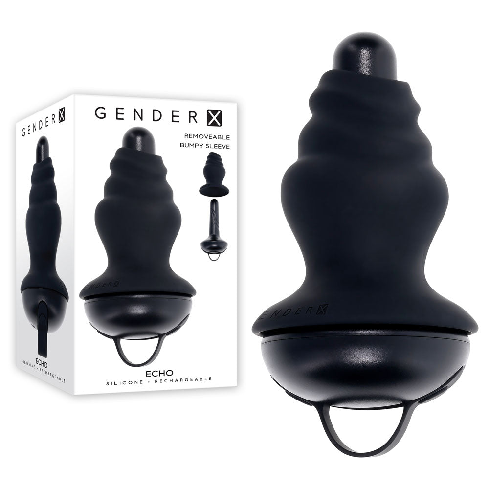 Gender X Echo – USB Rechargeable 15.3 cm Butt Plug