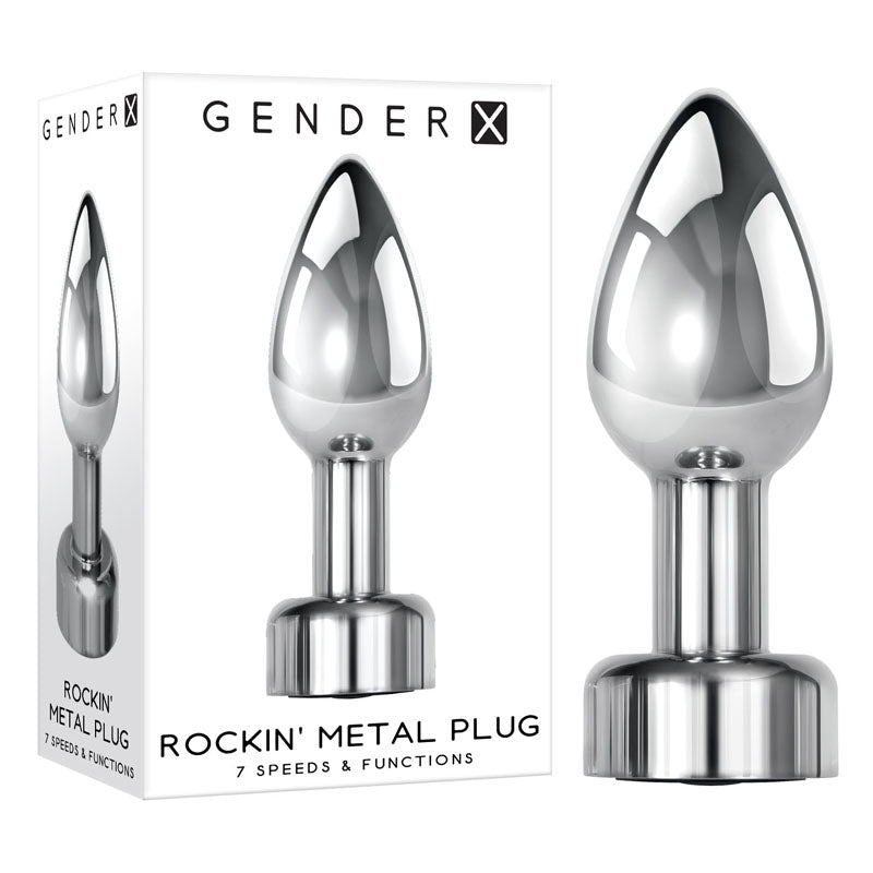 Gender X Rockin' Metal Plug 9.3 cm Butt Plug