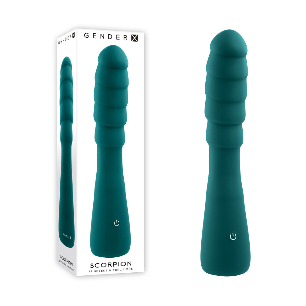 Gender X SCORPION Vibrator 21.2 cm Long Ribbed Design