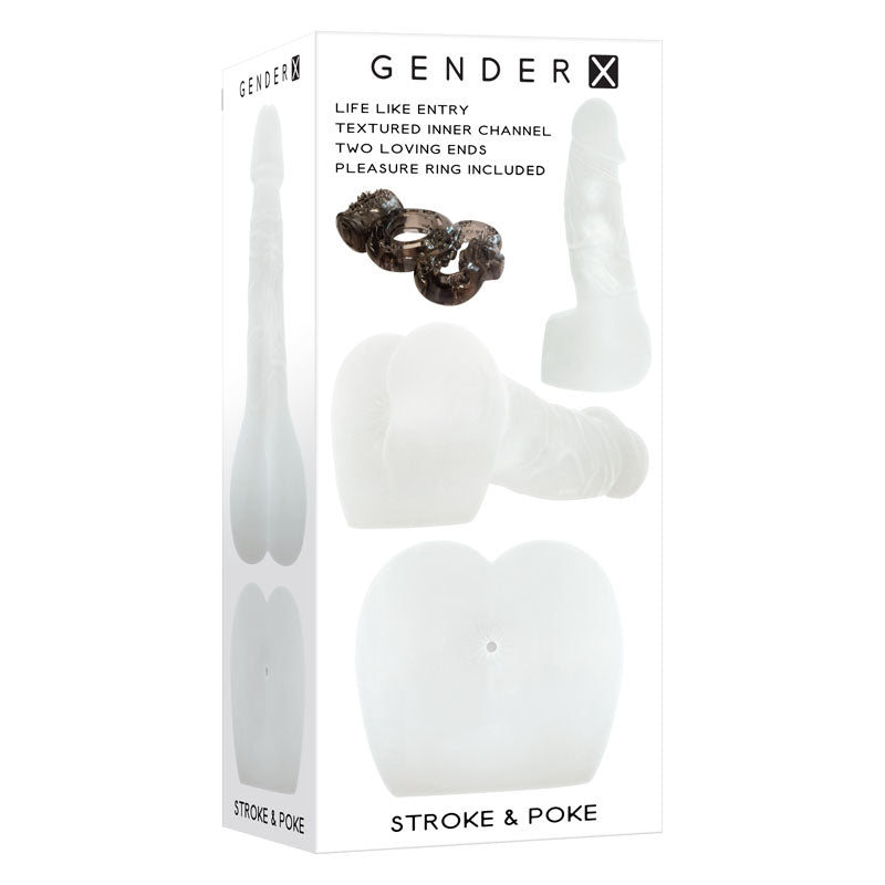 Gender X Stroke and Poke 8 Inch Stroker Dong