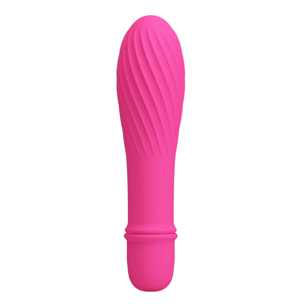 Solomon Mini Vibrator – Silicone Small Vibrator with Swirl Tip