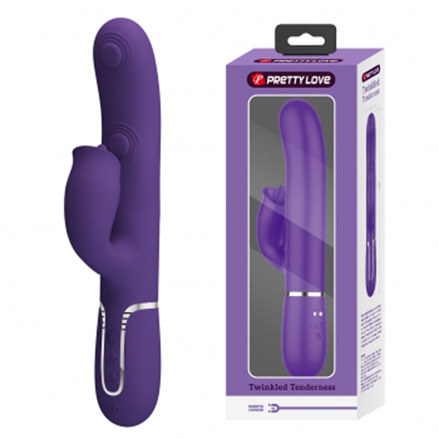 Pretty Love Gigi – 3-in-1 Multi-Function Rabbit Vibrator with 7 Settings