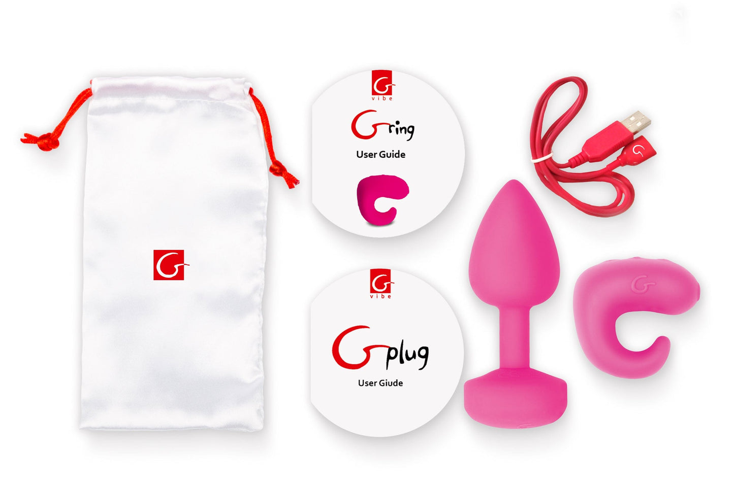 Gkit Sunny Raspberry Remote Control Vibrator 3cm Diameter