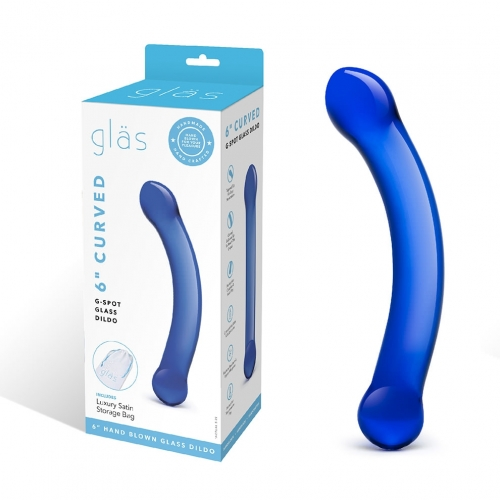 Glas 6 Inch Curved G Spot Dildo