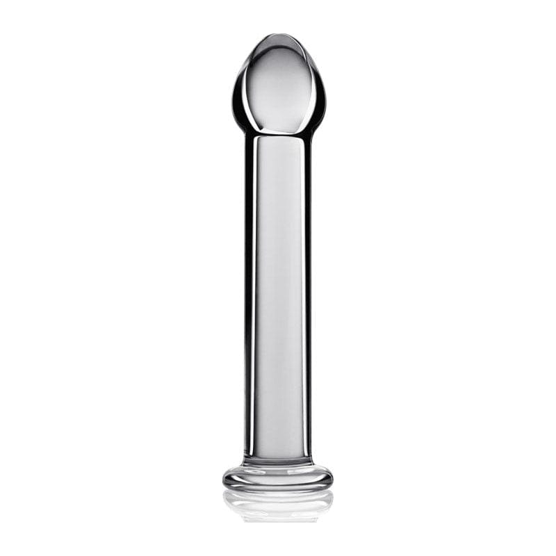 Glass Romance 1 Clear 7in Luxury Glass Dildo 7 Inches