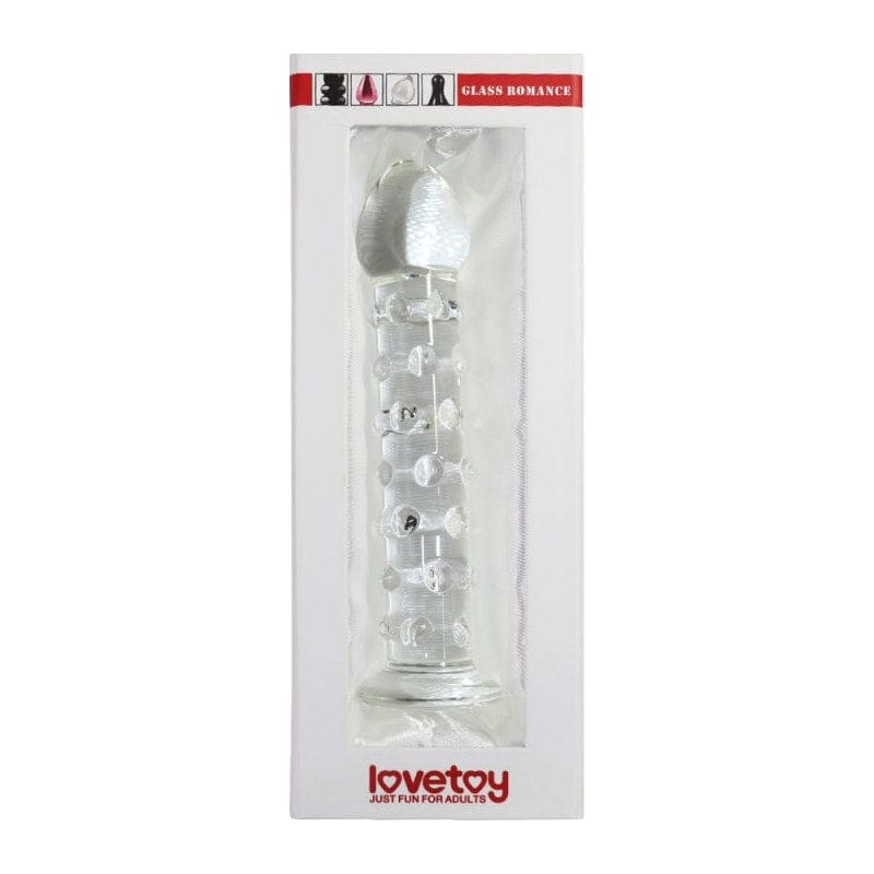 Glass Romance 2 Clear 7in Luxury Glass Dildo 7 Inches