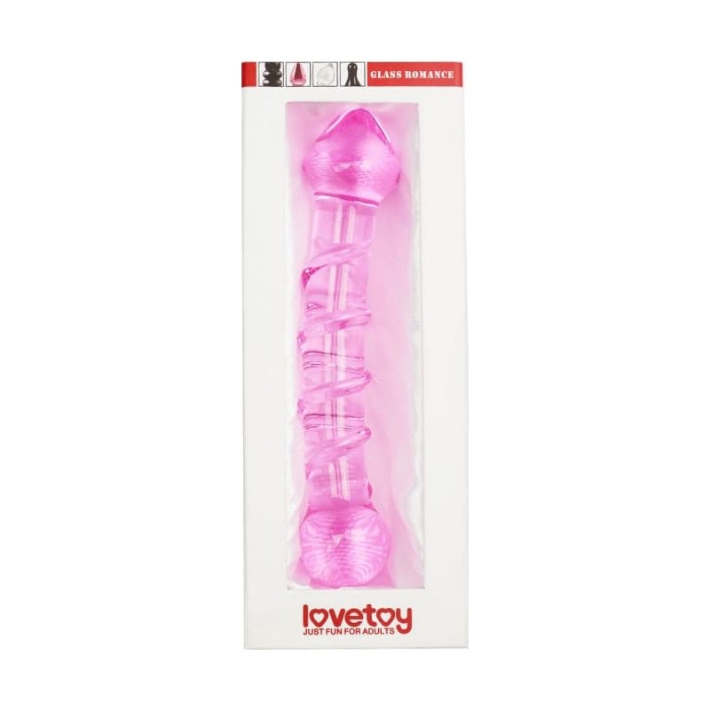 Glass Romance 5 Pink 7in Luxury Glass Dildo 7 Inches