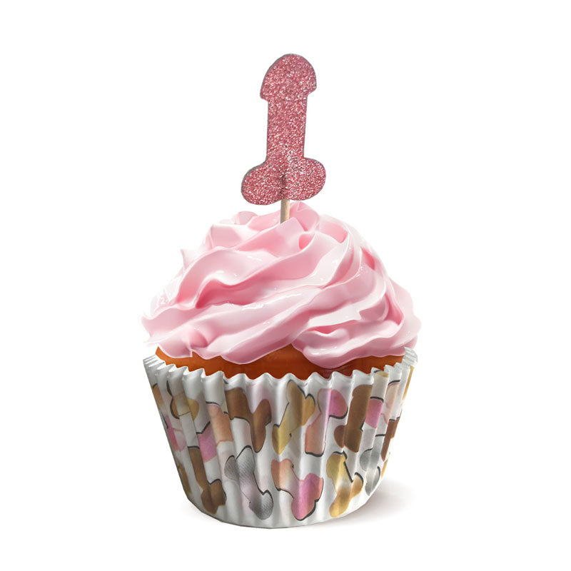 Glitterati Penis Party Cupcake Set of 24