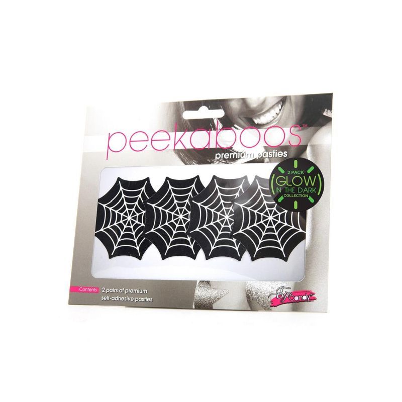 Glow In The Dark Webs Pasties For Fashionable Outfits