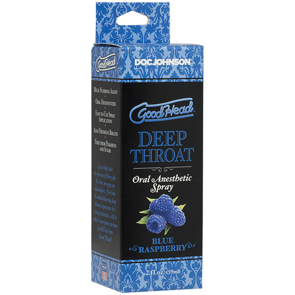 GoodHead Deep Throat Spray Raspberry – Desensitizing Spray