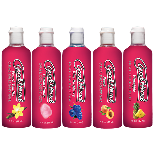 GoodHead Oral Delight Gel 5 Pack – Lubricant Gel