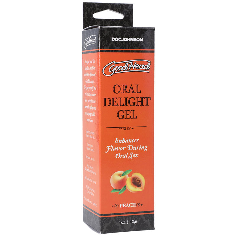 Goodhead Oral Delight Gel Peach Flavored (120 ml) – Edible Personal Lubricant