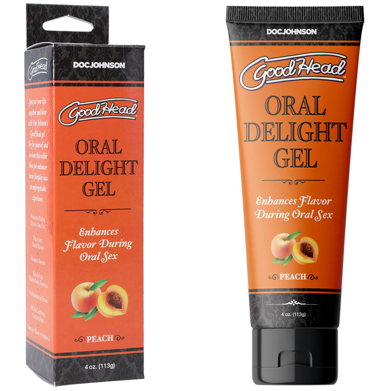 Goodhead Oral Delight Gel Peach Flavored (120 ml) – Edible Personal Lubricant