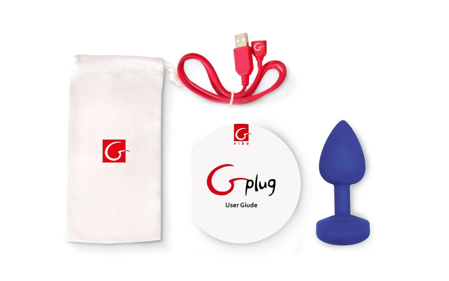 Gplug Large Navy Blue 3.9cm Bioskin Pleasure Plug