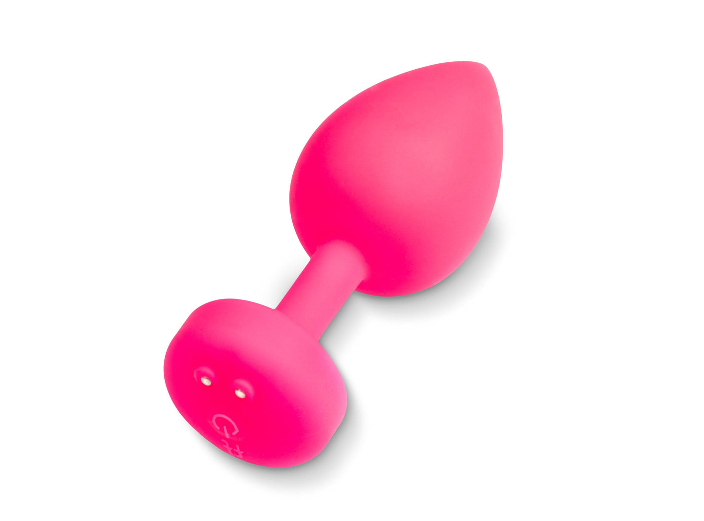 Gplug Large Neon Rose Silicone Anal Plug 3.9cm