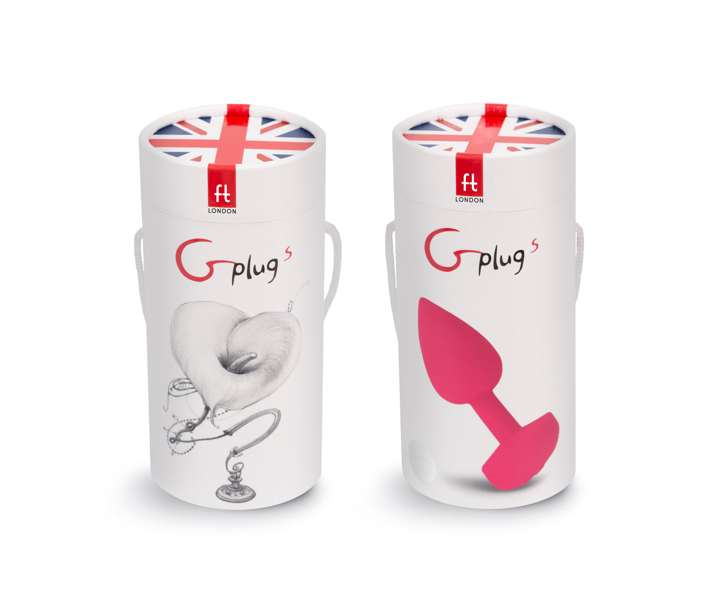Gplug Small Neon Rose Butt Plug 3cm