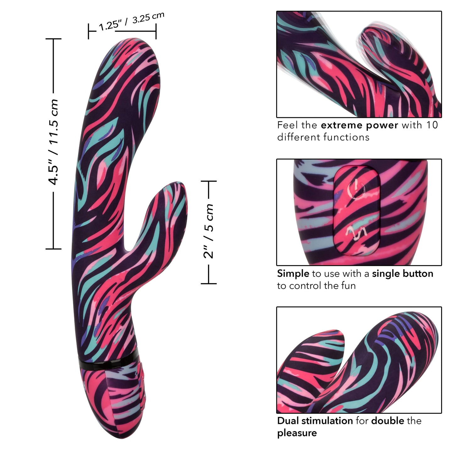 Naughty Bits Menage A Moi Dual Wand Vibrator – Dual Wand Vibrator