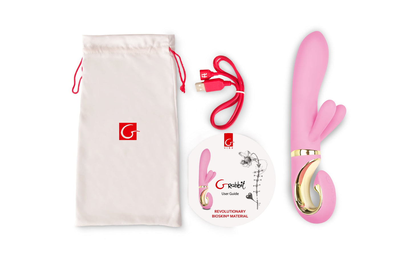 Grabbit Candy Pink G-Spot Vibrator 7 x 1.3 Inches