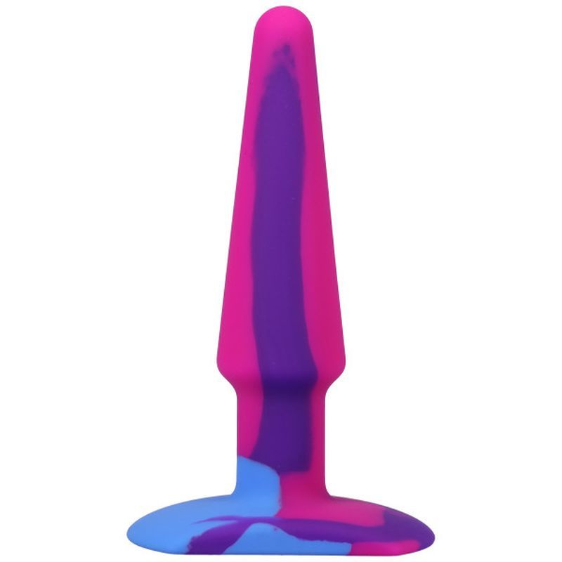 Groovy Silicone Anal Plug 5 Inch Berry
