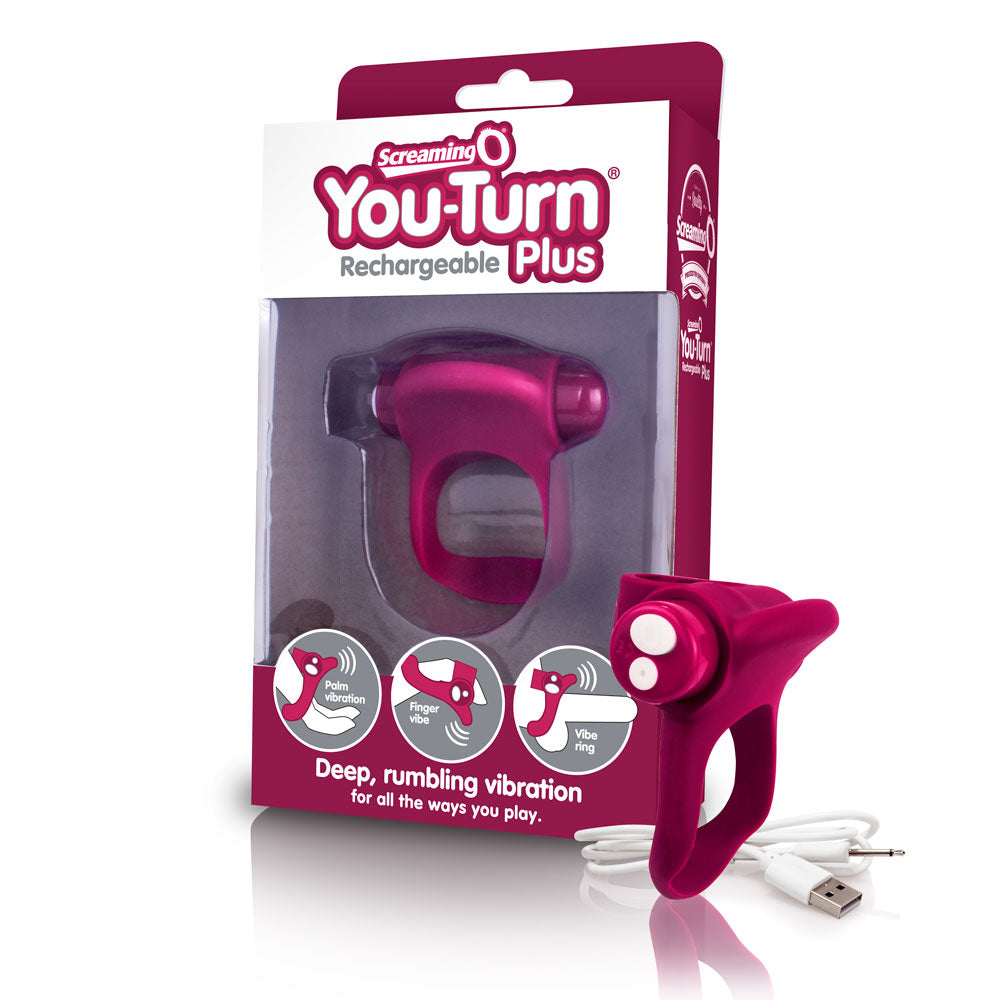 Charged You-Turn Plus – Rechargeable Vibrating Cock Ring